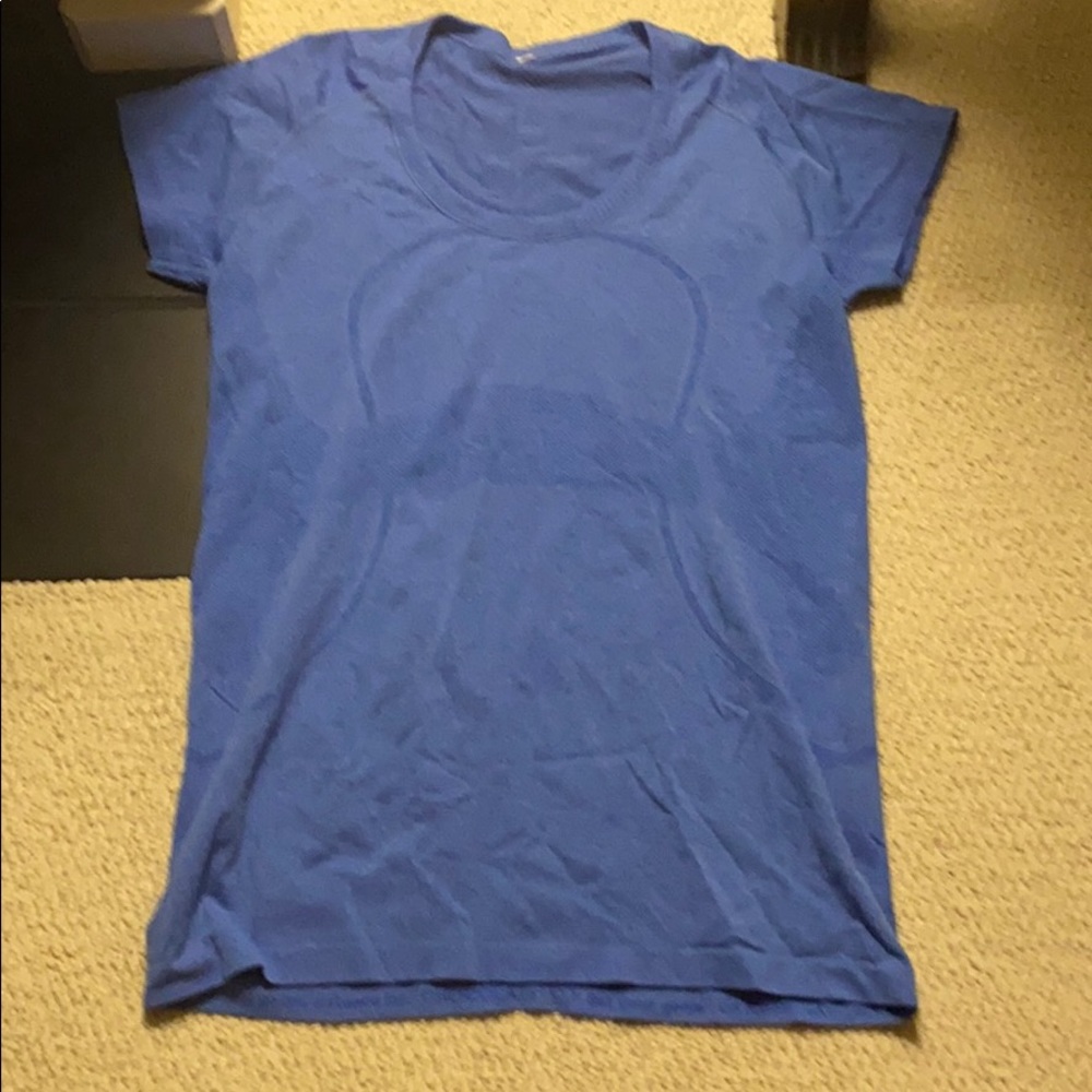 lululemon athletica Short Sleeve Tee in Blue